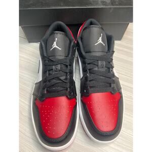 Air Jordan 1 Low gym red white black size 8 New with box